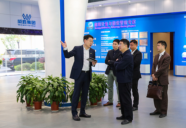 湖南省發改委副主任、省能源局局長劉年來一行蒞臨威勝電氣產業園調研